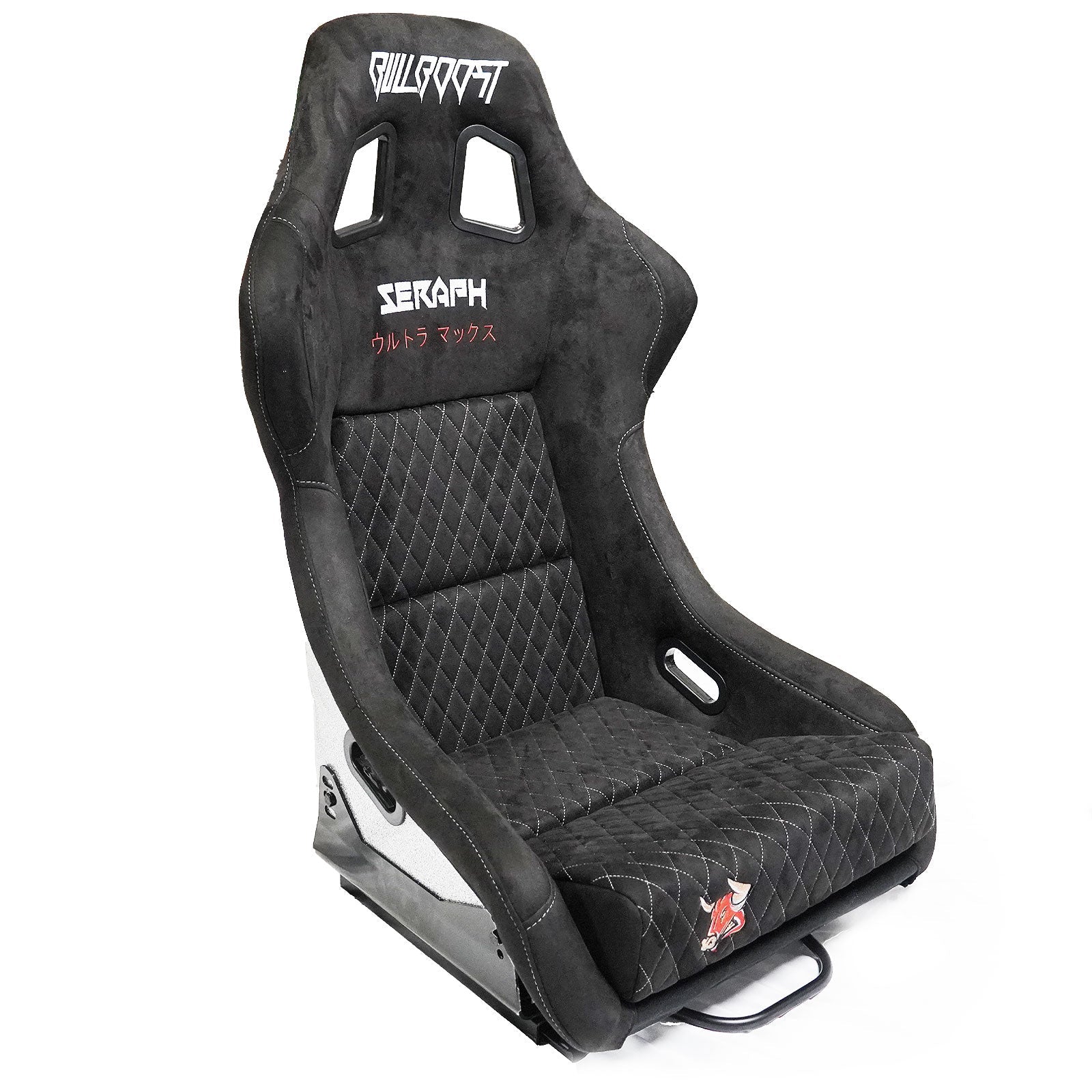 Bull Boost Adjustable Racing Lowered Ultra Max Bucket Seat with Slider Rails - Bull Boost Performance