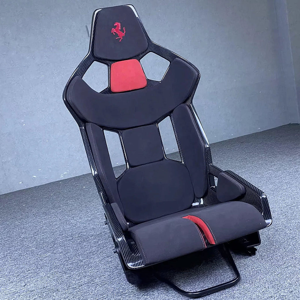 Senna Style Dry Carbon Fiber Racing Seats for McLaren 570S 570GT 600LT 720S P1 MP412C - Bull Boost Performance