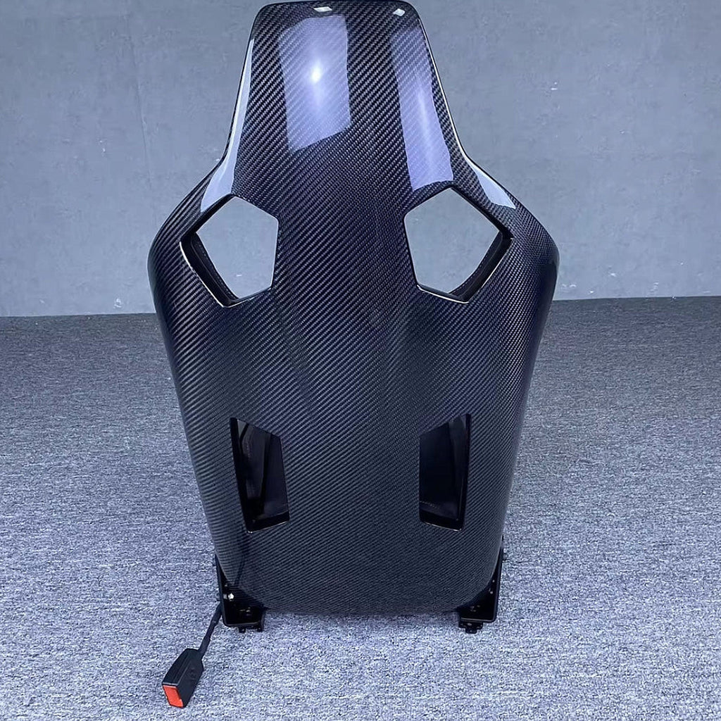 Senna Style Dry Carbon Fiber Racing Seats for McLaren 570S 570GT 600LT 720S P1 MP412C - Bull Boost Performance