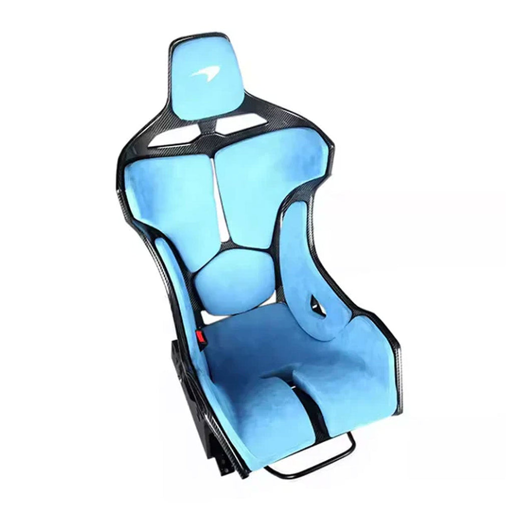 Senna Style Dry Carbon Fiber Racing Seats for McLaren 570S 570GT 600LT 720S P1 MP412C - Bull Boost Performance