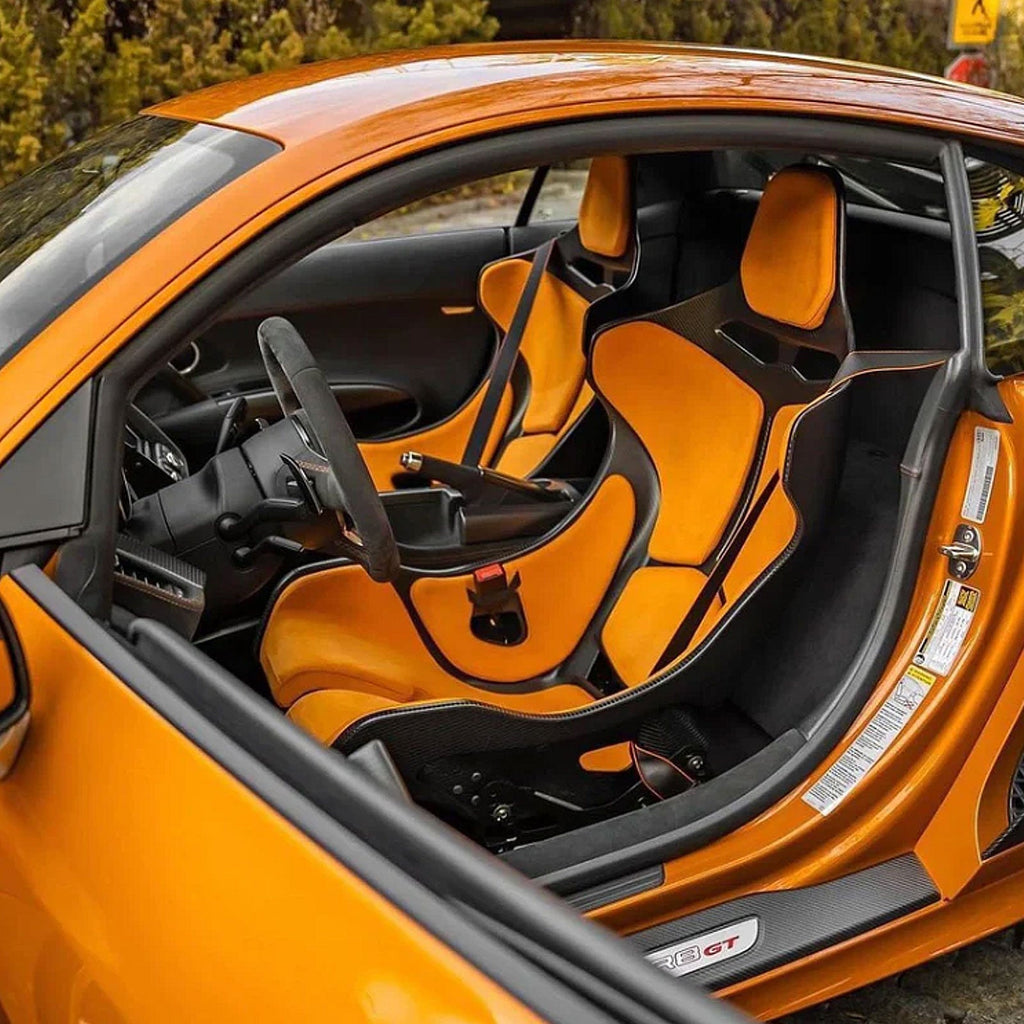 Senna Style Dry Carbon Fiber Racing Seats for McLaren 570S 570GT 600LT 720S P1 MP412C - Bull Boost Performance