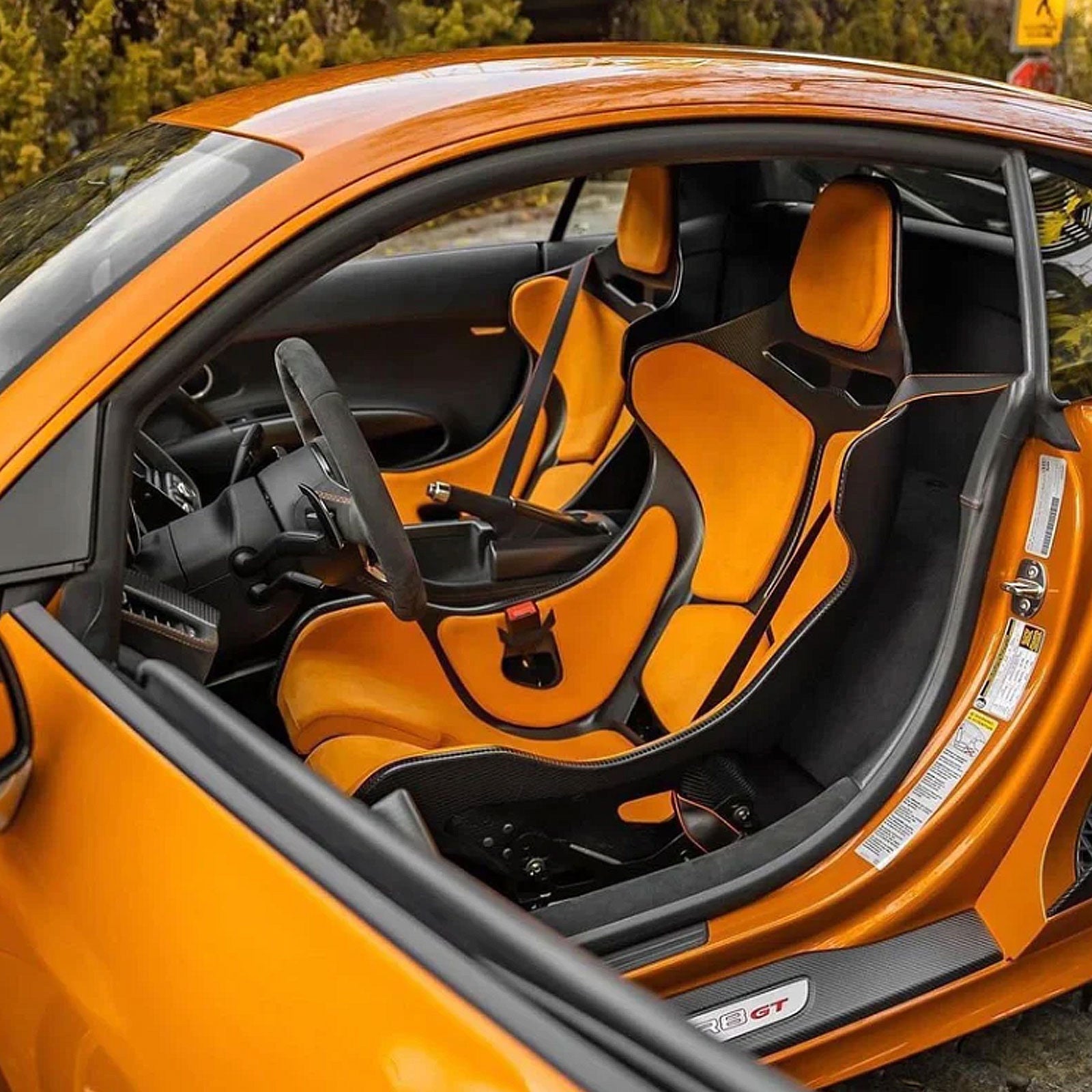 Senna Style Dry Carbon Fiber Racing Seats for McLaren 570S 570GT 600LT 720S P1 MP412C - Bull Boost Performance