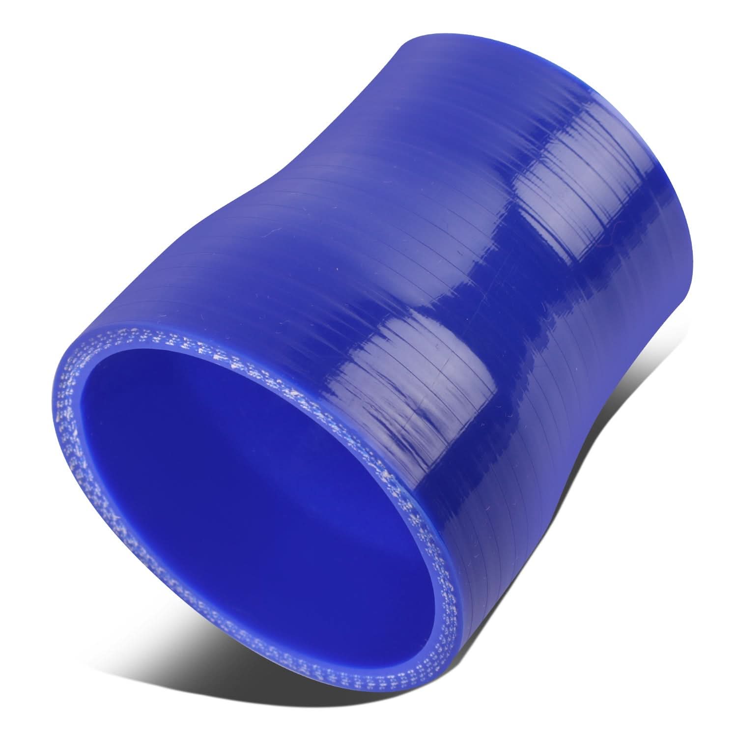 2.00" to 2.50" Silicone Reducer Hose - 3-Ply Blue
