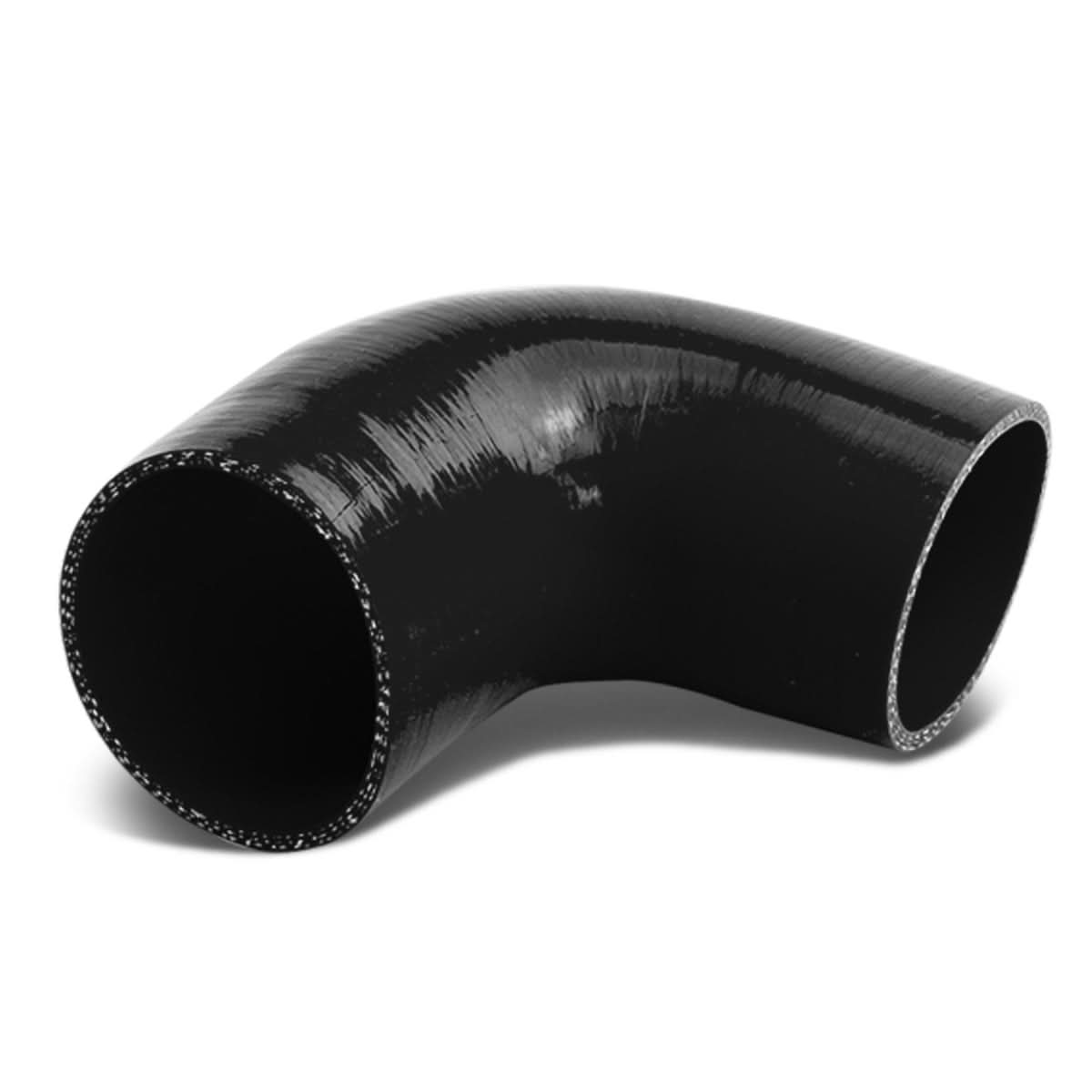 2.00" 90 Degree Silicone Hose - 3-PLY Black