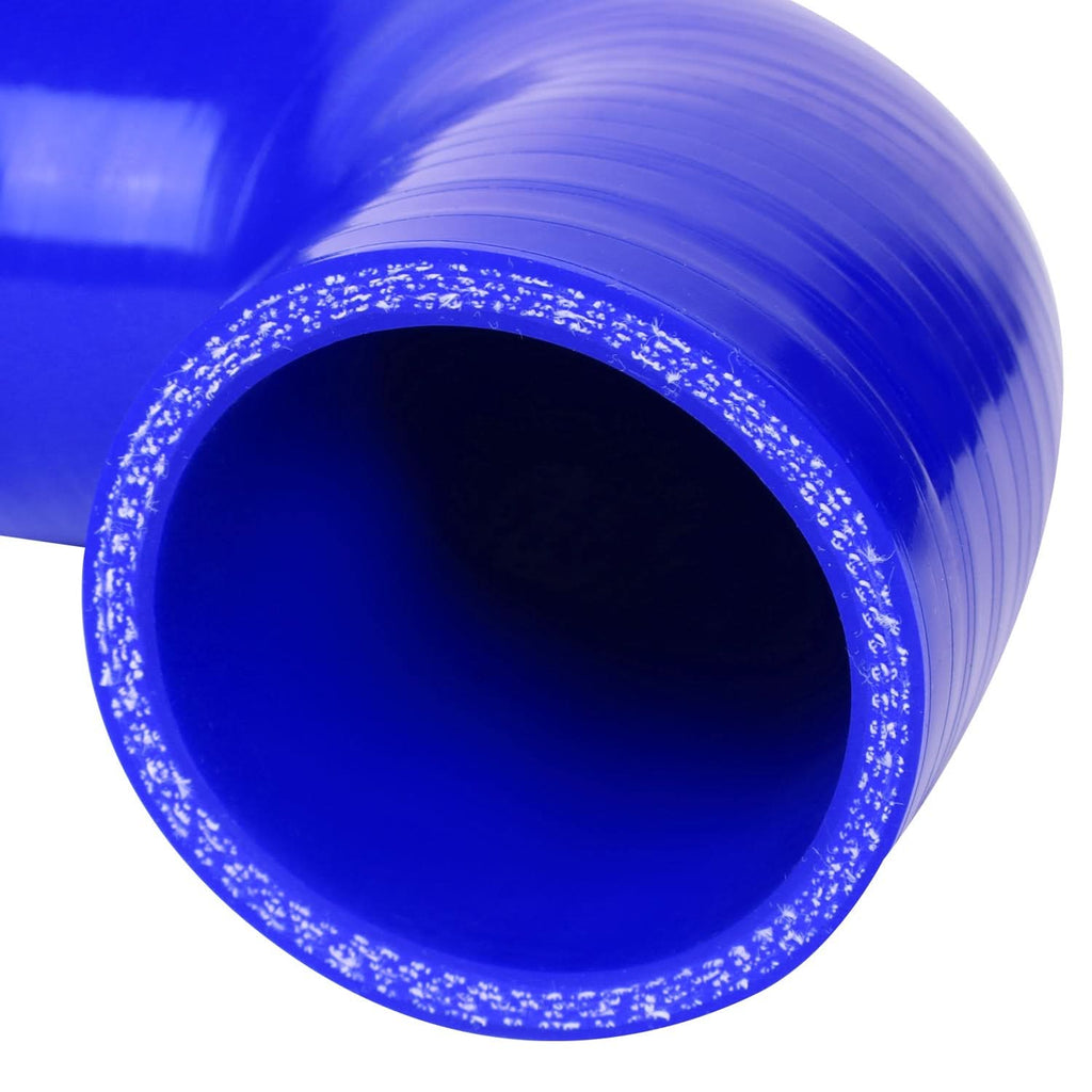 2.25" 90 Degree Silicone Hose - 3-Ply Blue