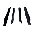 V2 Style Dry Carbon Fiber Side Skirt Door Extensions Set for McLaren GT - Bull Boost Performance