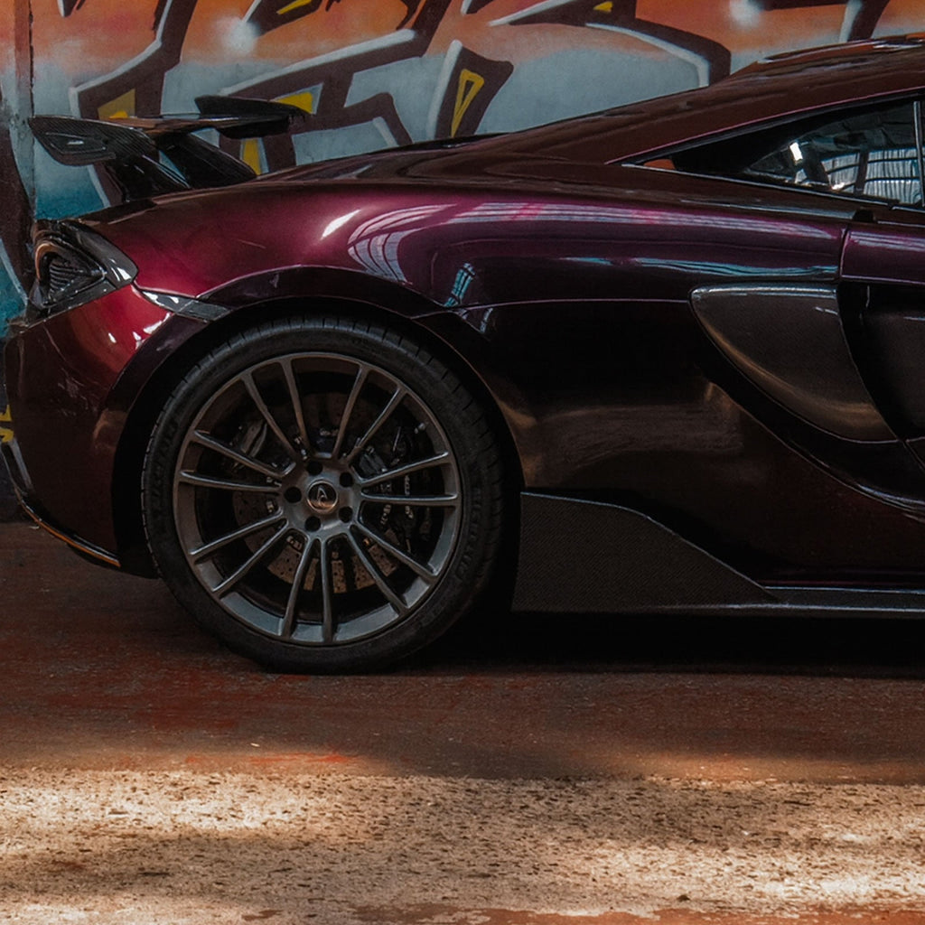 600LT Style Carbon Fiber Side Skirts for McLaren 570S 570GT - Bull Boost Performance