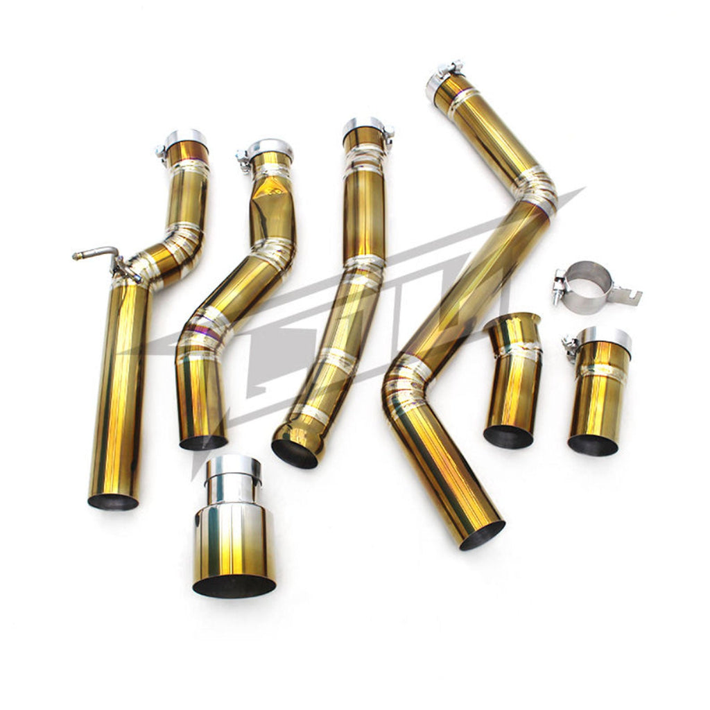 Titanium High Flow Single Exhaust Pipe for Toyota Supra A90 A91 3.0T B58 - Bull Boost Performance