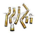 Titanium High Flow Single Exhaust Pipe for Toyota Supra A90 A91 3.0T B58 - Bull Boost Performance