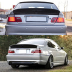 1999-2006 BMW E46 3-Series Coupe 2DR CSL Style Black Trunk Spoiler PU