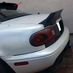 1990-1997 Mazda Miata RB Rocket Style Add-on Black Trunk Spoiler PU