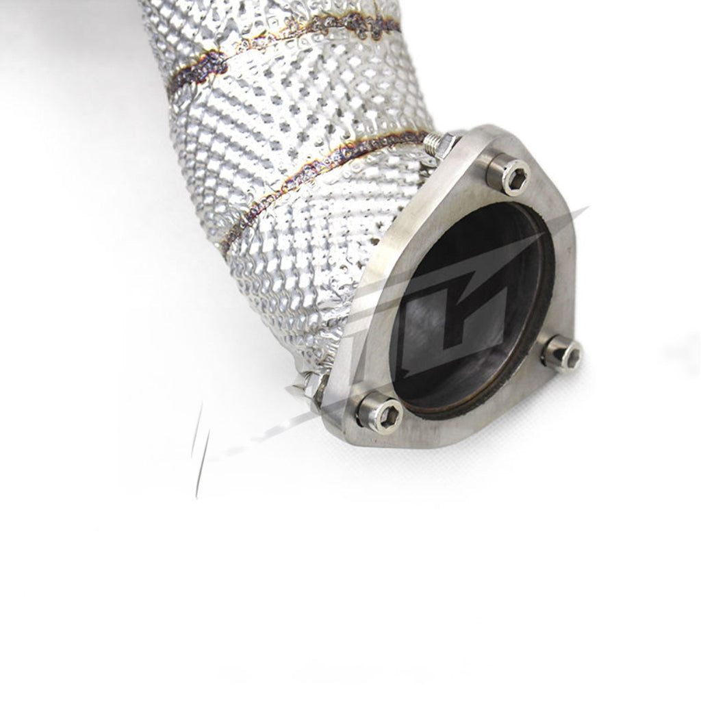 High Flow Catted 304 Stainless Exhaust Downpipe for Audi RS Q8 SQ8 4.0T - Bull Boost Performance