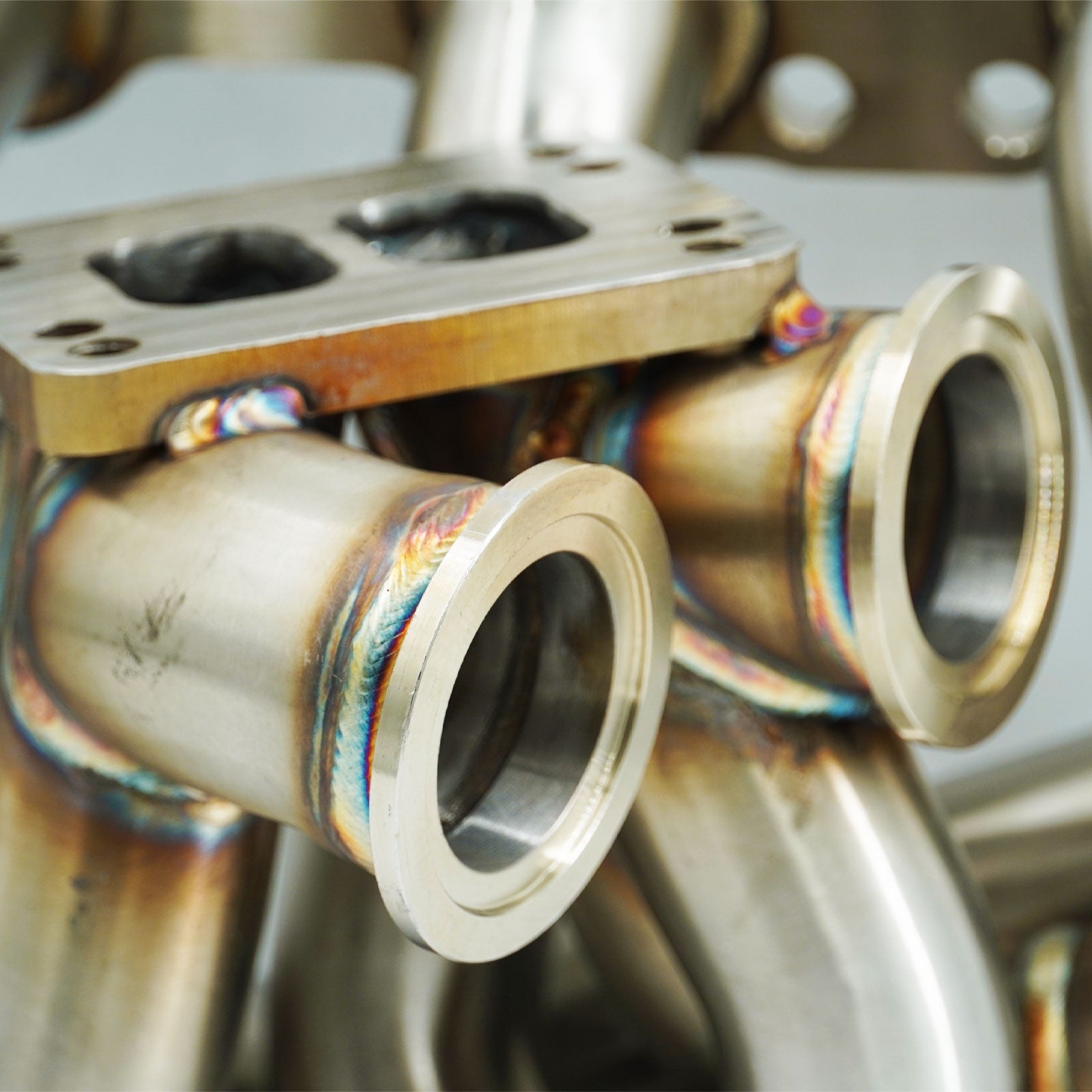 SR20DET T3 T4 Twin Scroll 44mm Top Mount Turbo Manifold Kit S13 S14 S15 180SX 240SX - Bull Boost Performance