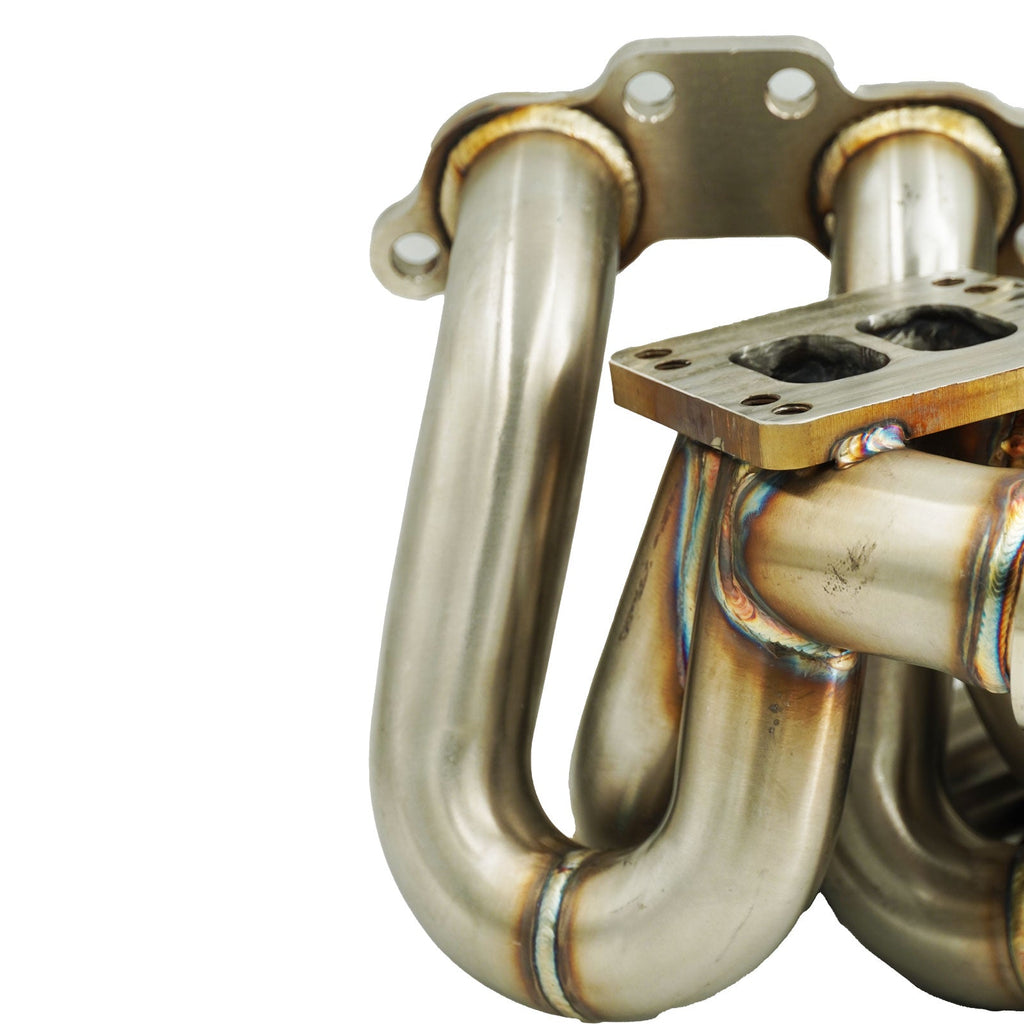 SR20DET T3 T4 Twin Scroll 44mm Top Mount Turbo Manifold Kit S13 S14 S15 180SX 240SX - Bull Boost Performance