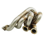 SR20DET T3 T4 Twin Scroll 44mm Top Mount Turbo Manifold Kit S13 S14 S15 180SX 240SX - Bull Boost Performance