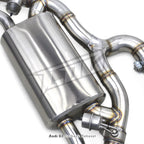 Stainless Valved Catback Exhaust System for Audi A3 1.4T 1.8T 2.0T - Bull Boost Performance