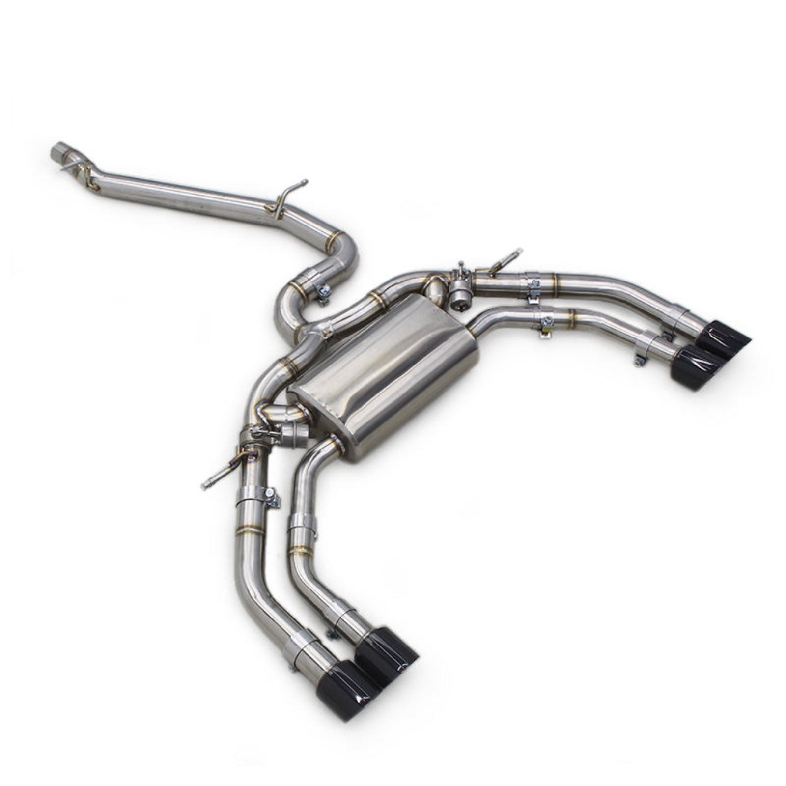 Stainless Valved Catback Exhaust System for Audi TT TTS 8S MK3 2.0T 8S 2015+ - Bull Boost Performance