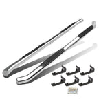 2007-2016 Chevrolet Silverado HD 3" Round Nerf Bars - Silver