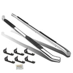 2007-2016 Chevrolet Silverado HD 3" Round Nerf Bars - Silver