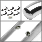 2007-2016 Chevrolet Silverado HD 3" Round Nerf Bars - Silver
