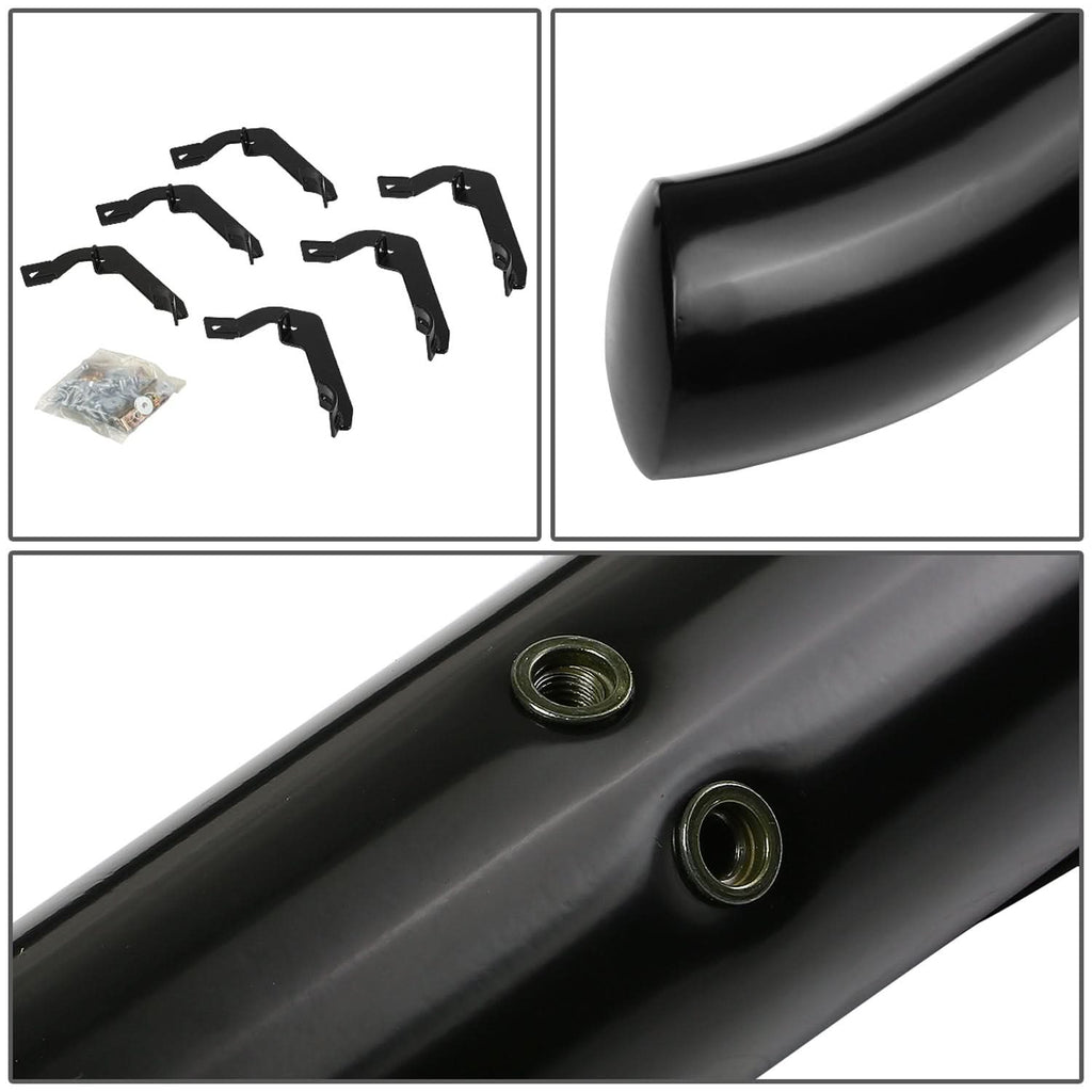 99-16 Chevrolet Silverado / GMC Sierra HD 3" Round Nerf Bars - Black