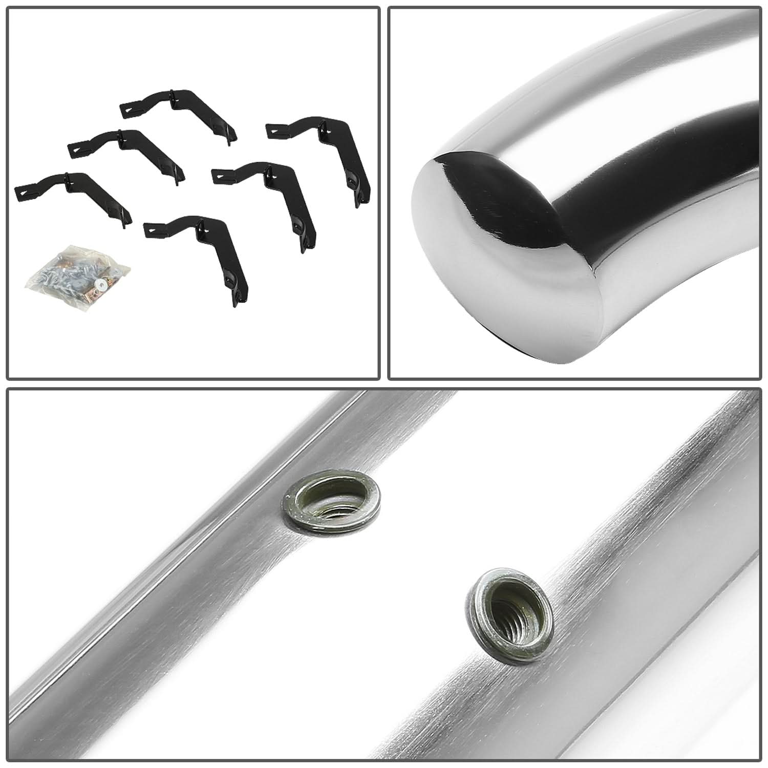 2007-2016 Chevrolet Silverado HD 3" Round Nerf Bars Extended Cab