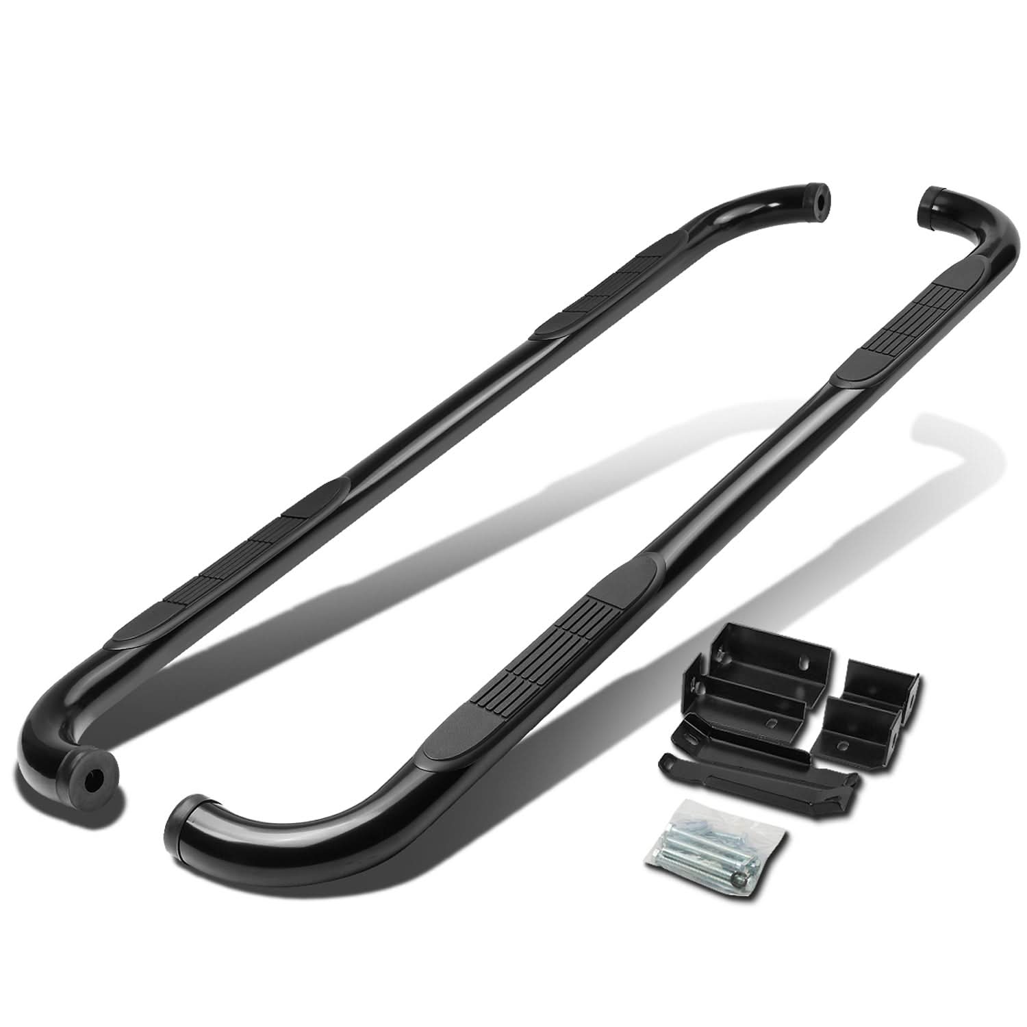 00-13 Chevrolet Yukon XL/Suburban/Avalanche 3" Round Nerf Bars - Black