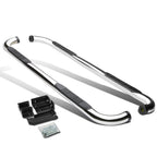 00-13 Chevrolet Yukon XL / Suburban 3" Round Nerf Bars Silver