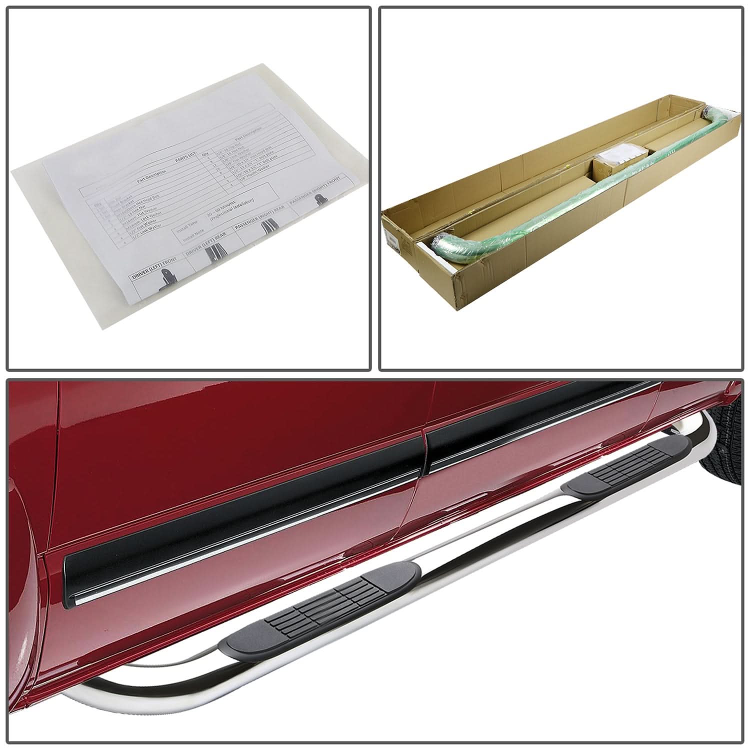 04-14 Chevrolet Colorado / GMC Canyon 3 Inch Round Nerf Bar Step Bar