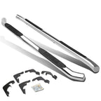 2015-2024 Chevrolet Colorado GMC Canyon 3" Round Nerf Bars - Silver