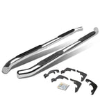 2015-2024 Chevrolet Colorado GMC Canyon 3" Round Nerf Bars - Silver