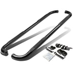 2009-2015 Dodge Ram 1500 2500 3500 3" Round Nerf Bars Crew Cab Black