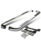 02-08 Dodge Ram 1500/2500/3500 Quad Cab 3" Round Nerf Bars Silver
