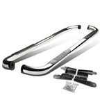 2004-2008 Ford F-150 Extended Cab 3" Round Nerf Bars - Silver