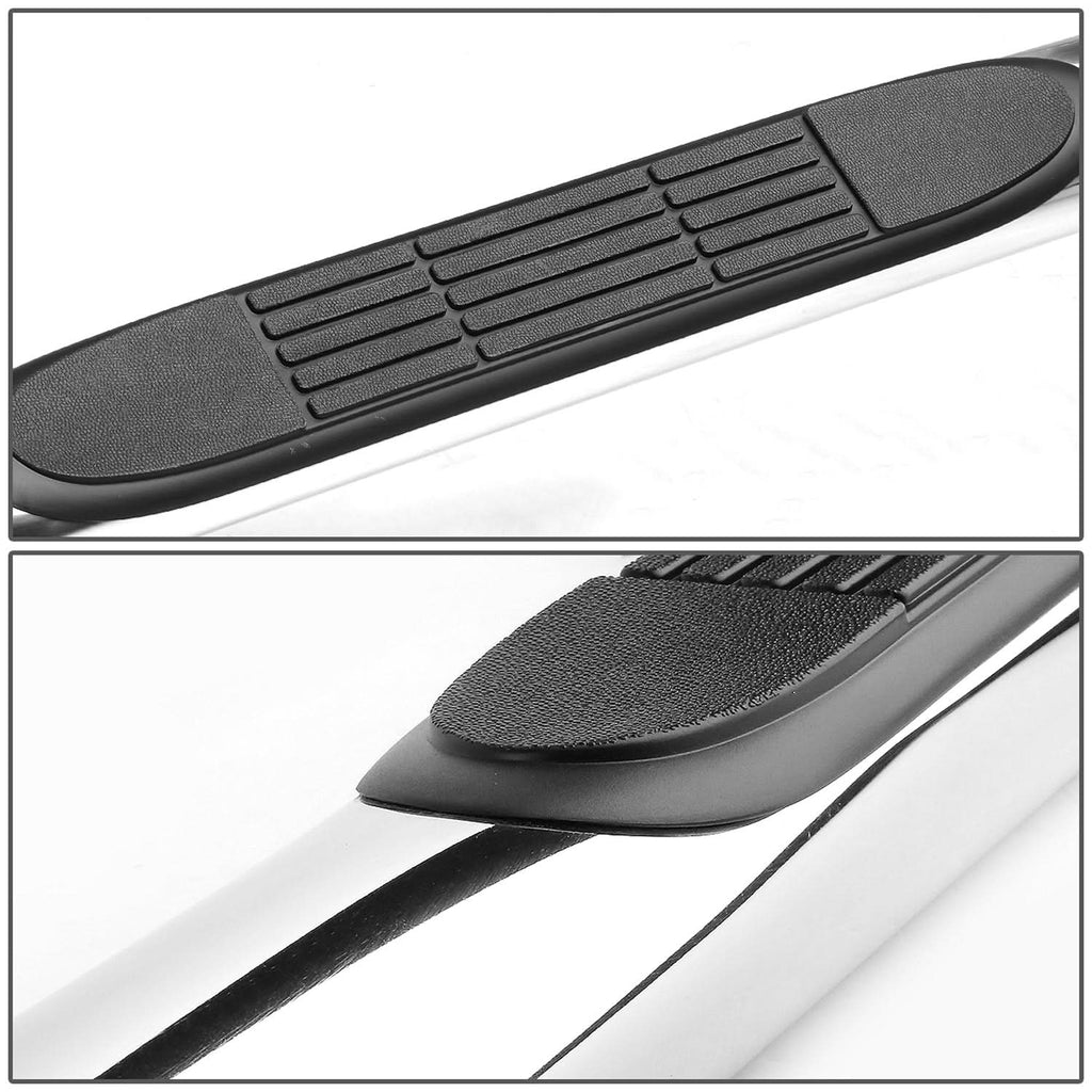 99-16 Ford F-250 F-350 Super Duty 3" Round Nerf Bar Step Bar Silver