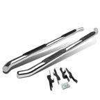 01-06 Acura MDX / 03-08 Honda Pilot 3" Round Nerf Bar Step Bar Silver