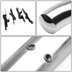 01-06 Acura MDX / 03-08 Honda Pilot 3" Round Nerf Bar Step Bar Silver