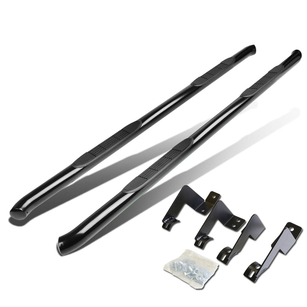 2005-2016 Toyota Tacoma Extended Cab 3" Round Nerf Bars - Black