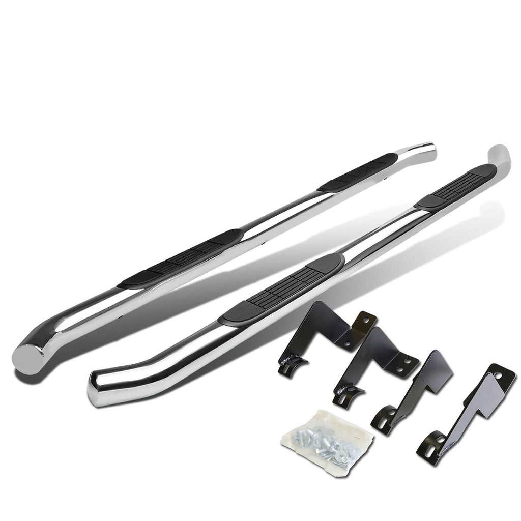 2005-2020 Toyota Tacoma 3" Round Nerf Bars - Chrome