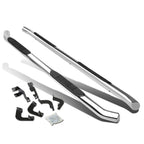 05-16 Toyota Tacoma Double Cab 3" Round Nerf Bar Step Bar - Silver