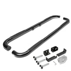 Universal 3" Round Nerf Bar / Step Bar - 90 Degree - Black