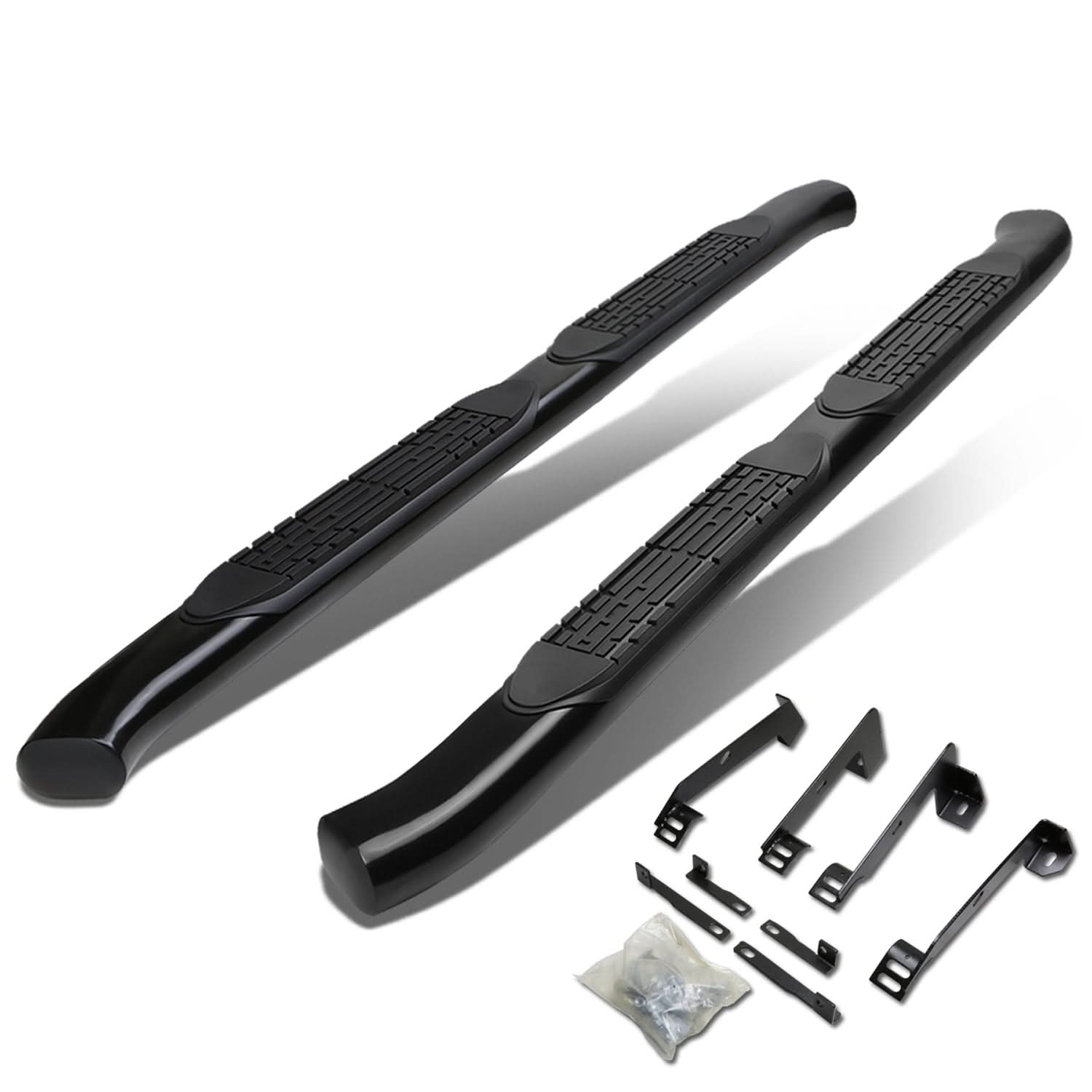 02-09 Dodge Ram 4" Oval Nerf Bars - Black