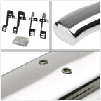 2004-2014 Ford F-150 Regular Cab 4" Oval Nerf Bars - Silver