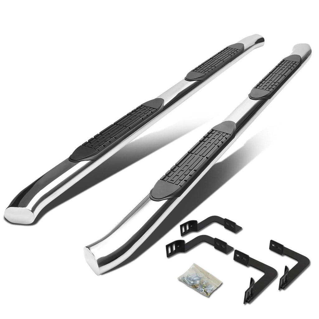 05-16 Nissan Frontier 4" Oval Nerf Bars - Silver