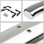 05-16 Nissan Frontier 4" Oval Nerf Bars - Silver