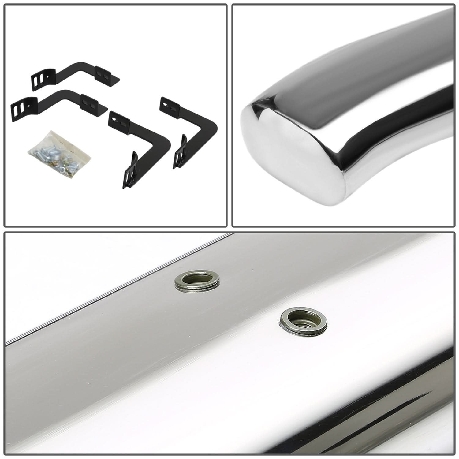 05-16 Nissan Frontier 4" Oval Nerf Bars - Silver