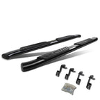 99-16 Ford F-250 F-350 Super Duty 5" Oval Nerf Step Bars Black