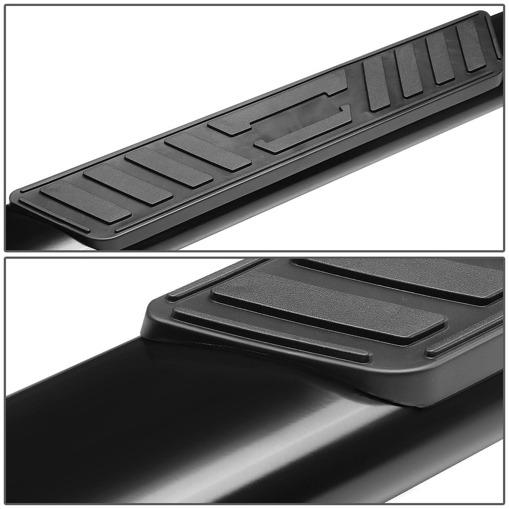 99-16 Chevy Silverado GMC Sierra 5" Oval Nerf Bars Regular Cab Black