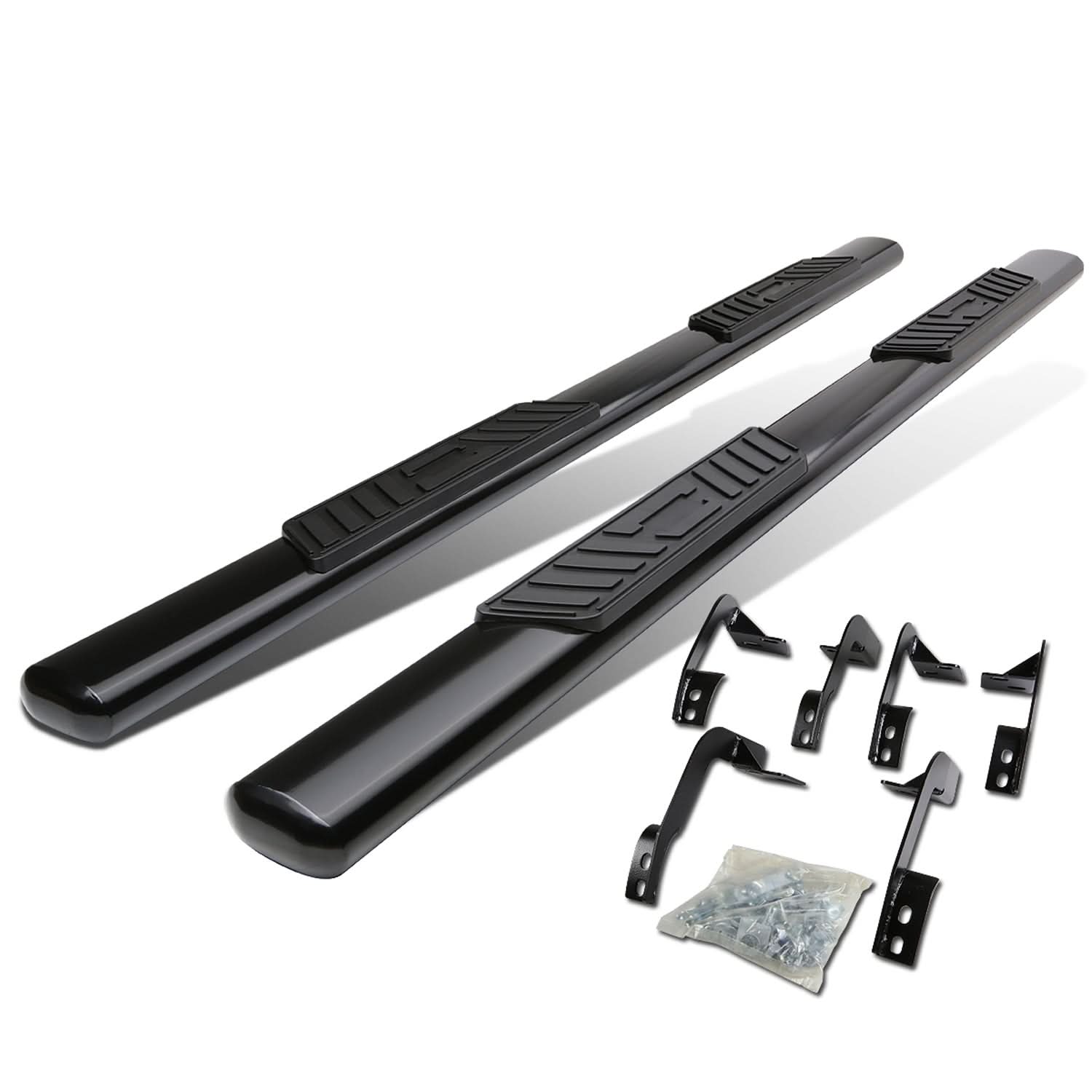 09-16 Dodge Ram 5" Oval Nerf Bars - Quad Cab - Black