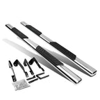 02-09 Dodge Ram 1500/2500/3500 5" Oval Silver Nerf Bars - Quad Cab